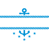 Maritime anchor nameplate