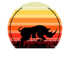 Retro Rhino Zoo