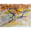 Beautiful motif with trees