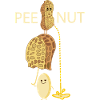 Funny peeing peanut