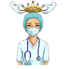 Infirmière infirmière couronne reine infirmière