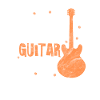 Café de guitare de Dieu