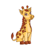 Girafe bébé girafe mignon