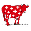 Switzerland, cow, confederation, cross
