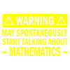Math math saying teacher gift