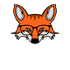 Smart Nerdy Fuchs Mit Brille