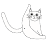 Chat juré original
