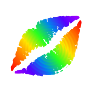 Rainbow Colour Kiss