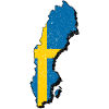 Schweden swedish Karte Urlaub Reise Geschenk SWE