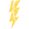 Foudre Éclair jaune