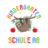 Erstklässler Schüler Faultier