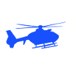 Helicopter blue