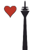 Rheinturm in love
