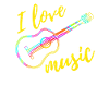 Guitar gift music design