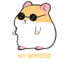 Hamster sunglasses cool gangster