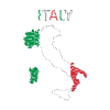 Italy Flag - Art Design