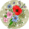 Farbenfrohe Blumen
