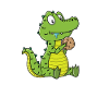 Cookie crocodile