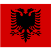 Albanian flag red