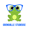 Studious frog.