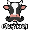 Moostache Cow - Cow with moustache