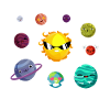 Lustige Planeten Des Sonnensystems