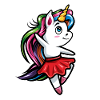 Ballerine licorne