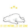je déteste les gens du matin. Humour fatigue relax