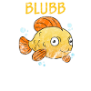 Blubb Goldfisch Süßer Fisch Aquarium Fischchen