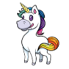 Stolzes Einhorn