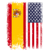 USA America bandiera spagnola