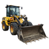 Gelber Bagger