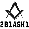 Masonic square & compass 2B1ASK1