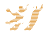 Handball player graphic
