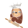 Sloth Baker - Baking