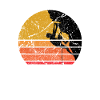 Retro Sonne Klettern Geschenk