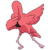 Dabbing Flamingo Love Flamingos