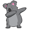 Funny Dabbing Koala