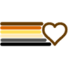 Stripes Bear Heart