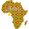 Woezoo - Africa map printed fabric