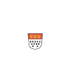 Kölner Dom mit Wappen