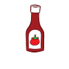 Ketchup älskar ännu mer ketchup på min ketchup