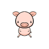 Dessin animé de cochons