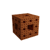 3D fractal Menger Sponge