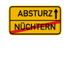 Absturz Funshirt als cooles Trinkshirt