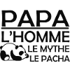 Papa pacha flemmard feignant cadeau drôle