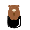 L'ours à emporter.