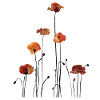 Poppies Silhouette Design