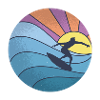Sun sea surfing