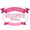 Helicopter pilot flying helicopter